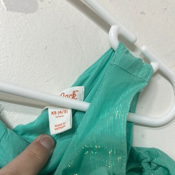 Cat & Jack Casual Green Dress - Picture 2 of 2